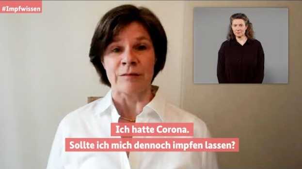 Video Impfwissen, Teil 7: Ich hatte Corona. Sollte ich mich dennoch impfen lassen? (DGS) na Polish