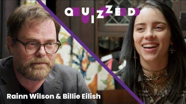 Video Billie Eilish gets QUIZZED by Rainn Wilson on ‘The Office' | Billboard in Deutsch