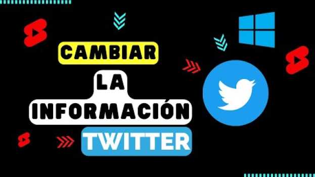 Video Twitter: Cambiar nombre de usuario, de perfil, la biografía, la imagen, la web, la ubicación. 2022 em Portuguese