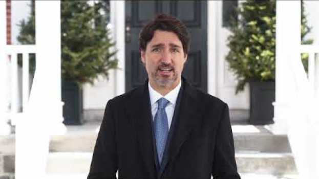 Video Message du premier ministre Trudeau à l'occasion de la Pâque juive en Español