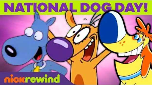 Видео National Dog Day! ? Celebrate Your Pup w/ Ren & Stimpy, CatDog, & Rugrats | NickRewind на русском