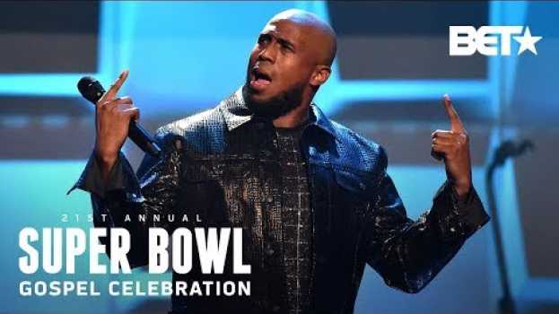 Video Anthony Brown & group therAPy Remind Crowd Of Their Blessings On Blessings | Super Bowl Gospel 2020 em Portuguese