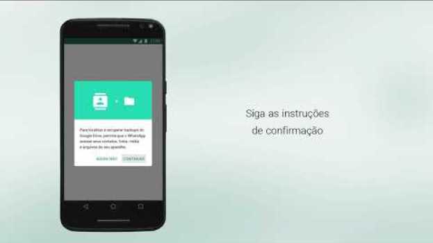Video Como restaurar seu histórico de conversas do WhatsApp no Android en français