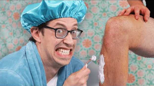 Video The Try Guys Shave Their Legs For The First Time in Deutsch