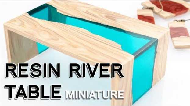 Video Cómo hacer una mesa de resina epoxi y arcilla polimérica – Miniatura – Tutorial [Sub] | Ana Belchí su italiano
