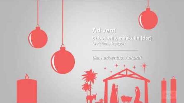Video Warum feiern wir #Advent? in English
