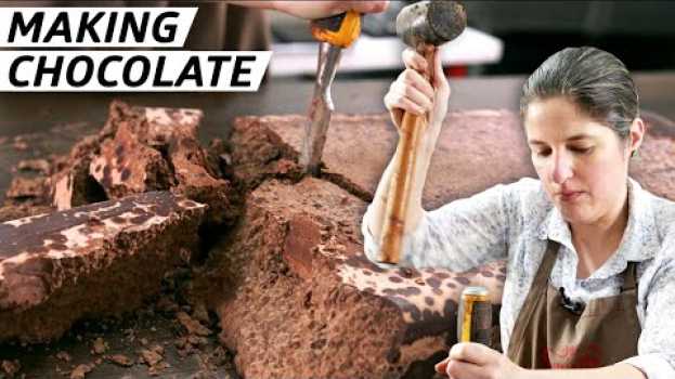 Видео How Miami’s Chocolate Master Creates the Perfect Bar of Chocolate  — Handmade на русском