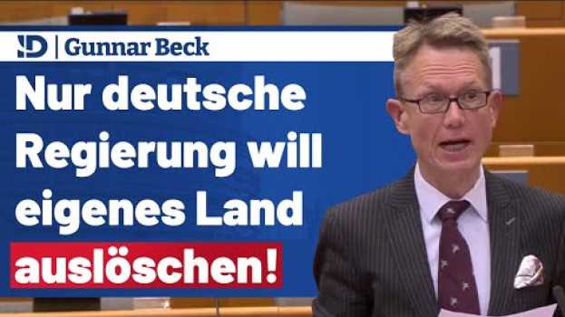 Video Nur deutsche Regierung will eigenes Land auslöschen! | 𝐆𝐮𝐧𝐧𝐚𝐫 𝐁𝐞𝐜𝐤 en français