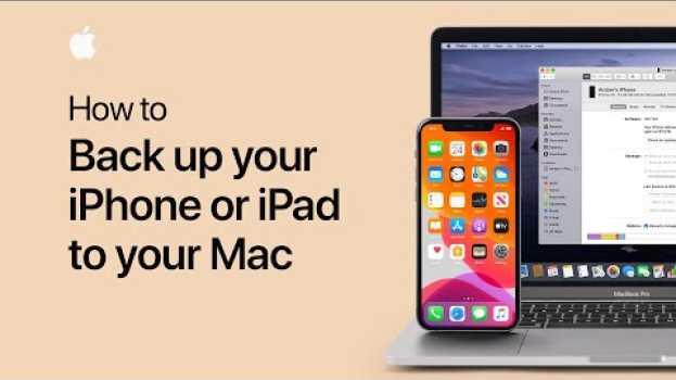 Video How to back up your iPhone, iPad, or iPod touch to your Mac — Apple Support en français