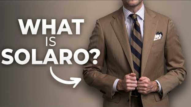 Video Is This The Coolest Summer Suit EVER? | How To Wear A Solaro Suit | Summer Suit Outfit Ideas su italiano