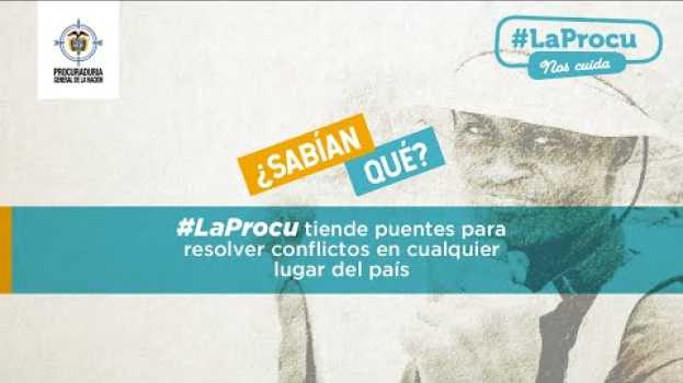 Video En #LaProcu le apostamos al diálogo social en Colombia en français