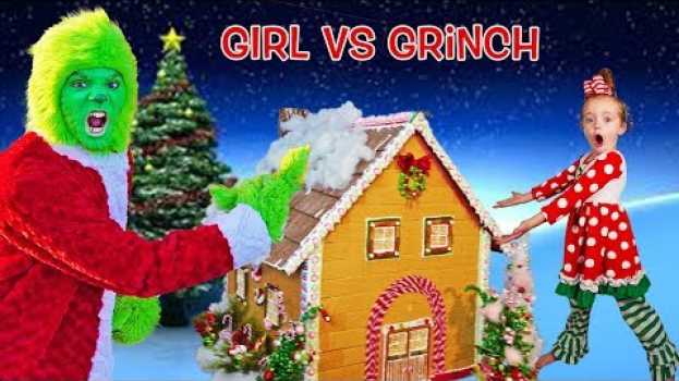 Video Girl vs Grinch! Can Cindy Lou Who Save Christmas Again? em Portuguese