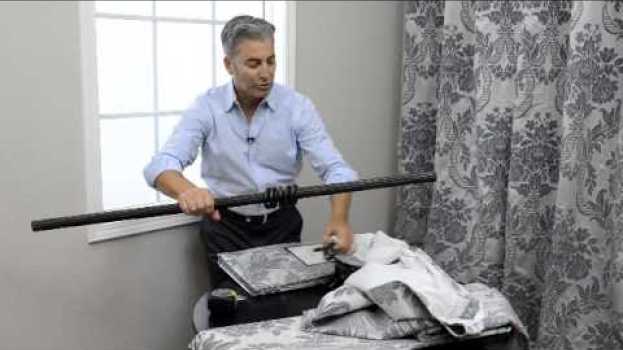 Video How To Hang Half Price Drapes Pole Pocket Panels With Hook Belt in English