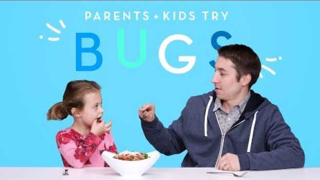 Video Kids and Their Parents Eat Bugs! | Kids Try | HiHo Kids en Español