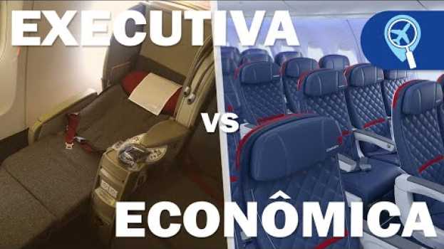 Видео Quais as diferenças entre classe econômica e executiva num avião? на русском