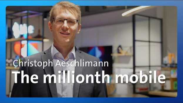 Video In Bern: Das millionste Mobile wird gespendet in English