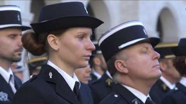 Video Hommage aux morts de la gendarmerie 2019 em Portuguese