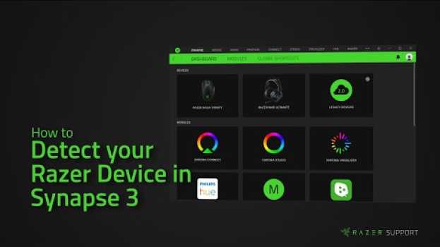 Video How to detect your Razer Device in Synapse 3 en Español