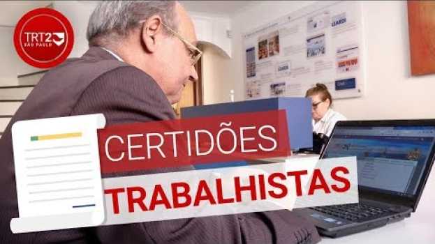 Video As certidões mais comuns e como solicitá-las en Español