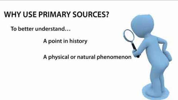 Video What are primary sources? en français