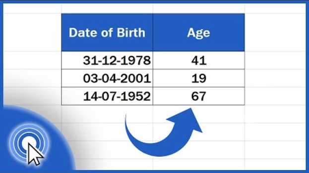 Video How to Calculate Age Using a Date of Birth in Excel (The Easy Way) in Deutsch