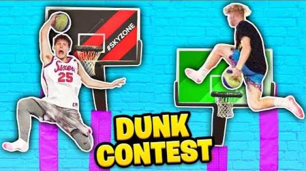Video GREATEST TRAMPOLINE DUNK CONTEST OF ALL TIME! em Portuguese