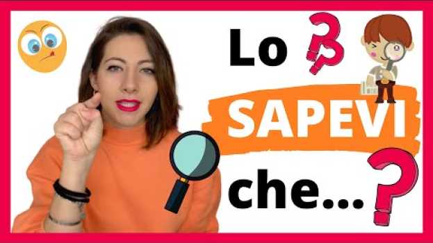 Video L’italiano NON Deriva dal Latino! - 8 Cose Interessanti sulla Lingua Italiana che (forse) non Sai 😌 na Polish