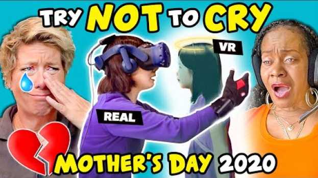 Video Moms React To Try Not To Cry Challenge (Mother’s Day 2020) en français