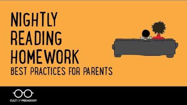 Video Nightly Reading Homework: Best Practices for Parents en français