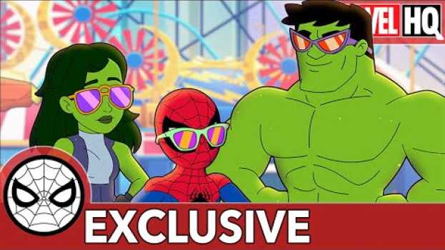 Video Spidey & She-Hulk Smash Sandcastles! | Marvel Super Hero Adventures - From Hulk to Eternity | SHORT na Polish