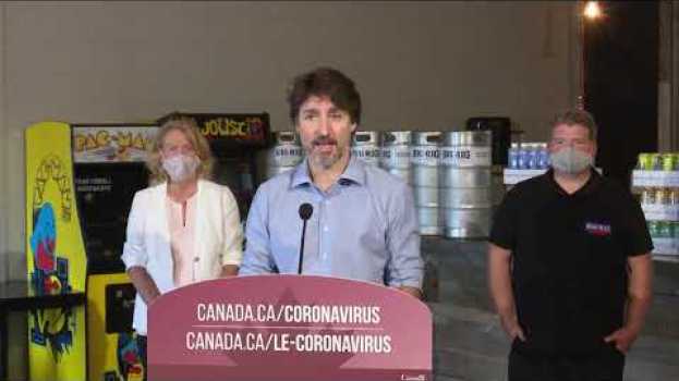 Video Discours sur les mesures en place pour aider les Canadiens durant la COVID-19 su italiano