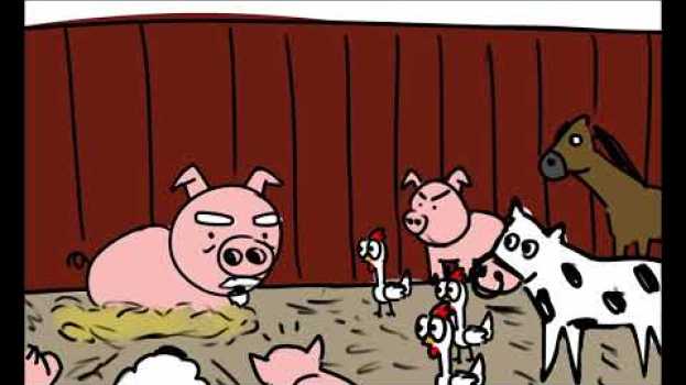 Video Animal Farm by George Orwell Animated Short Movie em Portuguese