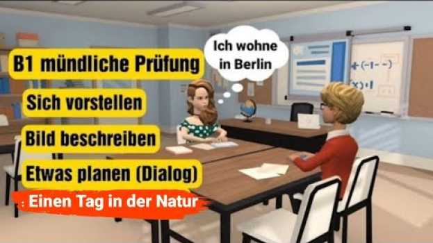 Video Mündliche Prüfung deutsch B1 | sich vorstellen, Bild beschreiben und gemeinsam etwas planen (Dialog) su italiano