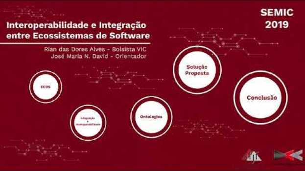 Video UFJF/SEMIC 2019 - Interoperabilidade e Integração entre Ecossistemas de Software su italiano