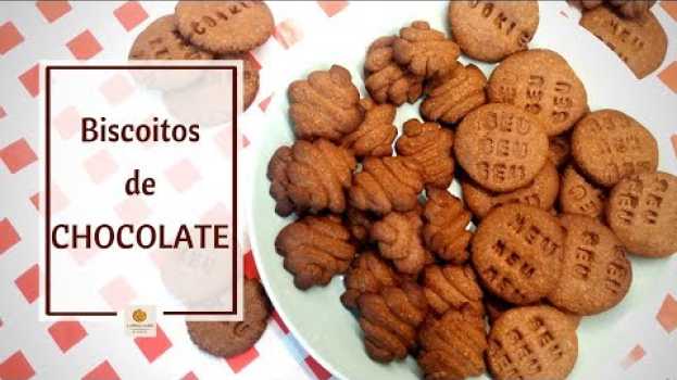 Видео Bolachinhas de chocolate simples de fazer! | sem ovos!🐣 на русском