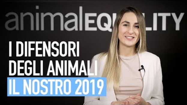 Video Il 2019 di Animal Equality: il lavoro dei Difensori degli Animali in English