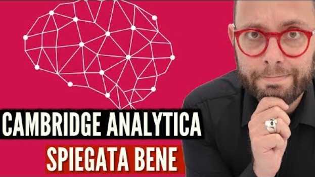 Video 353. Cambridge Analytica spiegata bene... em Portuguese