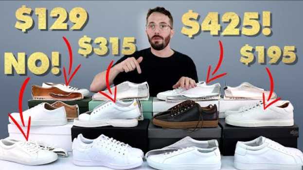 Video (13 Sneaker Showdown) - THE BEST WHITE SNEAKER and one to NEVER BUY in Deutsch