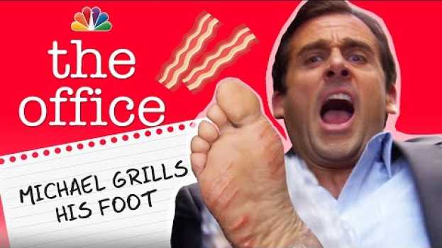 Video Michael Grills His Foot - The Office em Portuguese