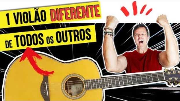 Video Um violão DIFERENTE de TODOS OS OUTROS (aula de violão) Yamaha LL-TA en Español