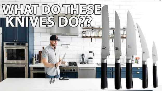 Video All About Kitchen Knives - Which Knives Do What and How to Sharpen em Portuguese