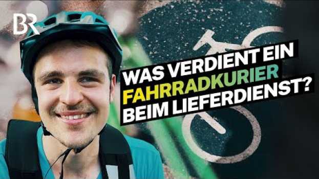 Video Pro Bestellung abgerechnet: Das verdient ein Lieferdienst-Fahrradkurier | Lohnt sich das? | BR na Polish