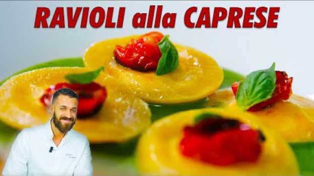 Видео L'insalata CAPRESE nei RAVIOLI? 🤯Ravioli alla Caprese - DANDY CUISINE | Cucina da Uomini на русском