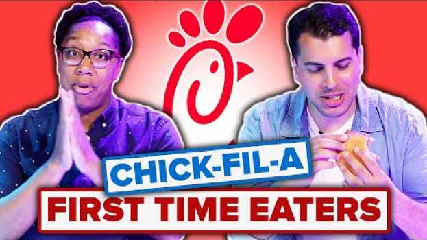 Video People Try Chick-Fil-A For the First Time em Portuguese