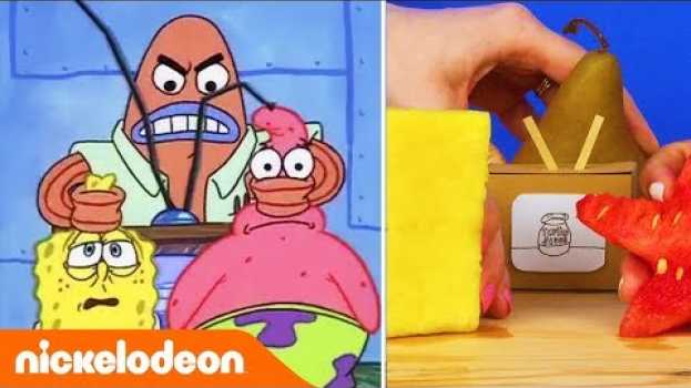 Video SpongeBob | SpongeBob nella vita reale | Parte 2 | Nickelodeon Italia en français