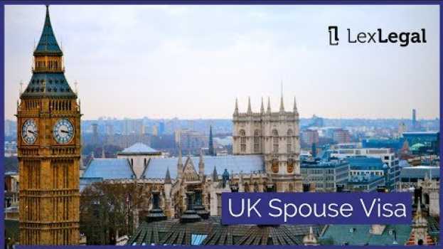 Video UK Spouse Visa | Visto per gli sposi | Matrimonio visto em Portuguese