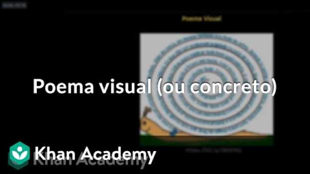 Video Poema visual ou concreto (3º ano) in English