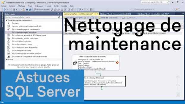 Видео Nettoyer l’historique du plan de maintenance dans SQL Server на русском