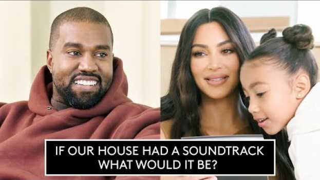 Видео Kim and Kanye Quiz Each Other On Home Design, Family, and Life | Architectural Digest на русском