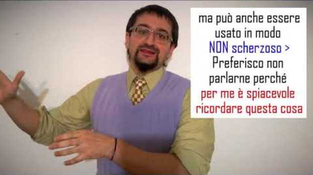 Video stendere un velo pietoso | Impara i modi di dire italiani na Polish